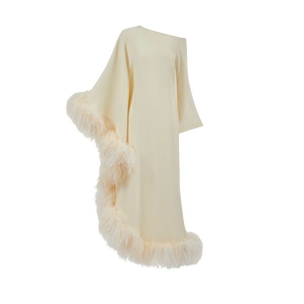 Ivory Feather Dress luxury Clothing from  Luxury Handbags Marketplace