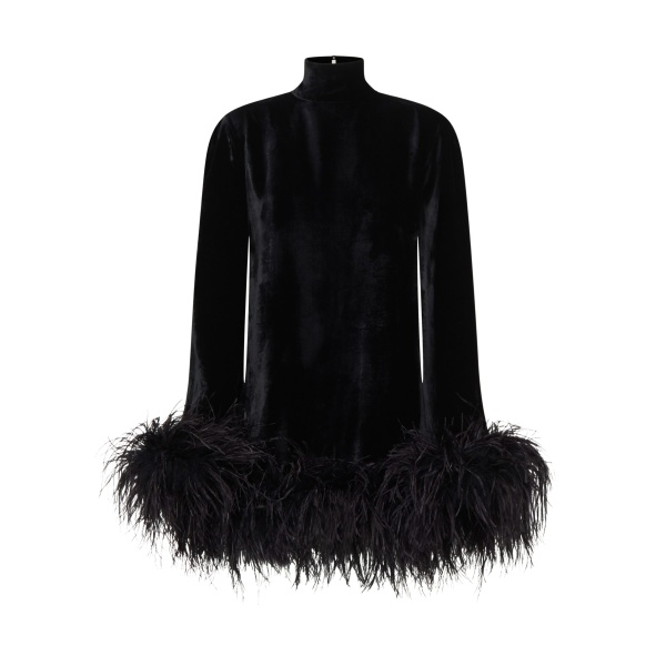 Black Feather Dress luxury Clothing from  Luxury Handbags Marketplace