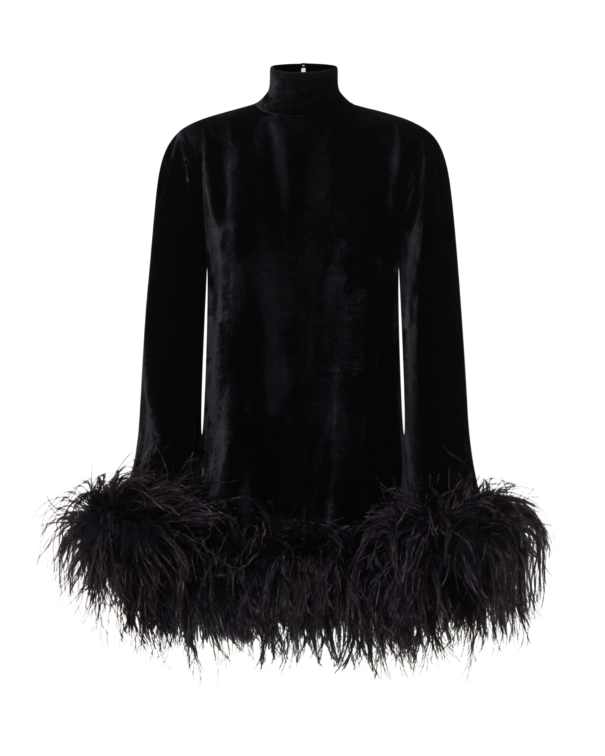 Taller-Marmo-Velvet-Gina-Dress-In-Black-scaled53671_nobg Black Feather Dress luxury Clothing from Luxury Handbags Marketplace