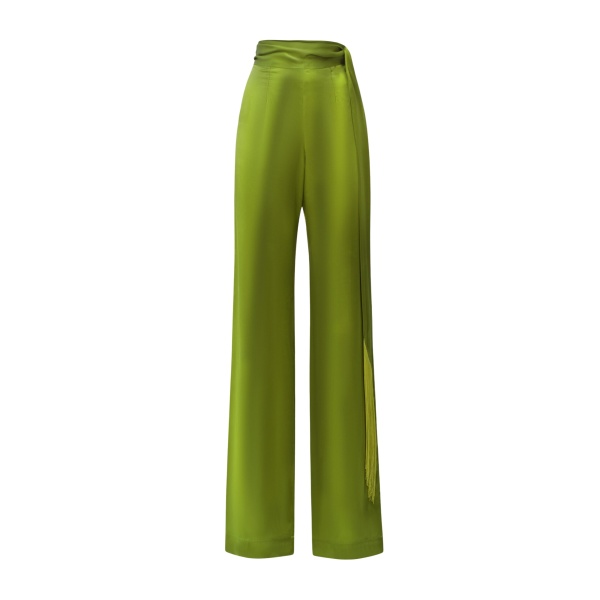 Green Feather Pant luxury Clothing from  Luxury Handbags Marketplace