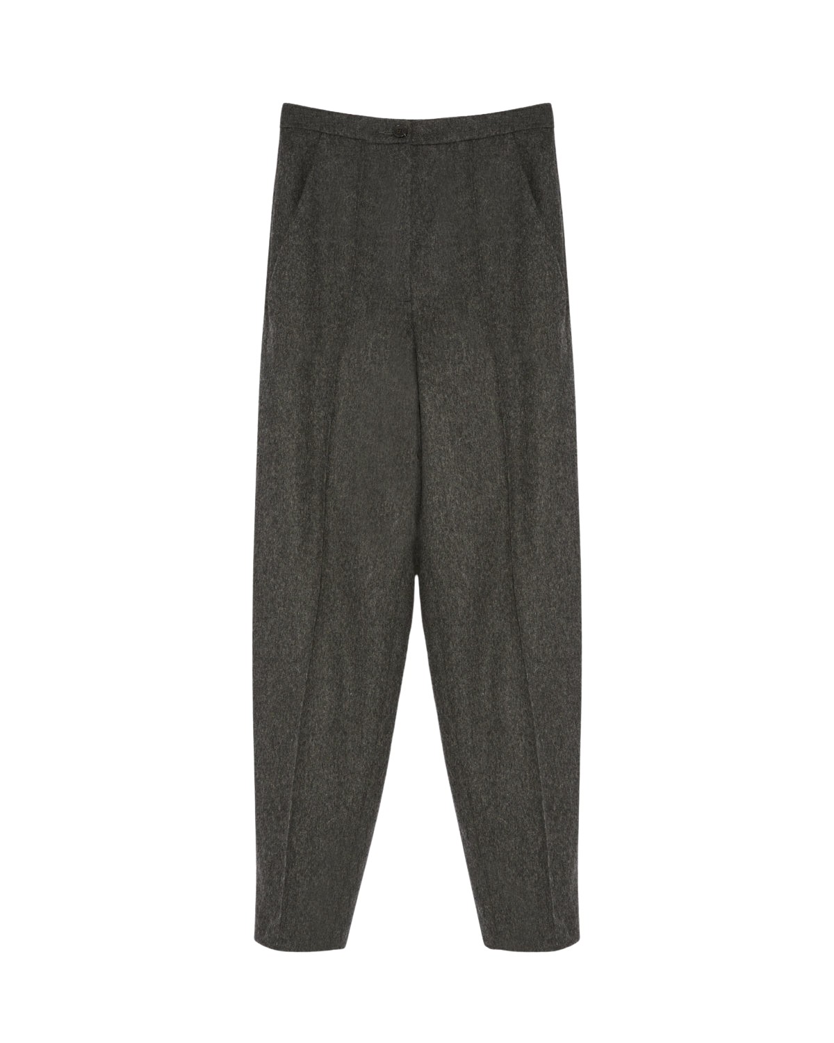 Yves Salomon Flannel Tailored Trousers