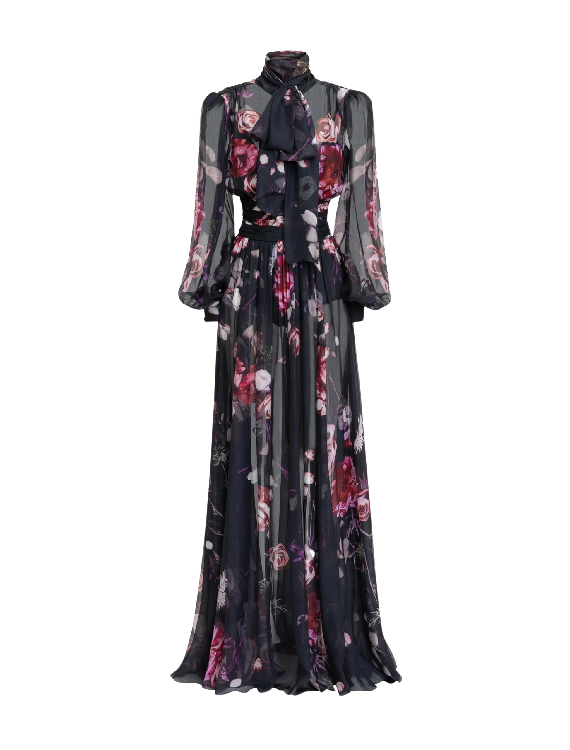 Zuhair Murad Chiffon Flared Dress