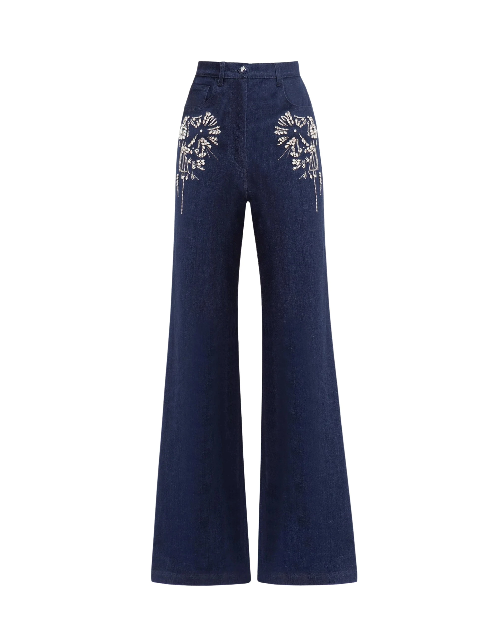 Zuhair-Murad-Denim-Embroidered-Trousers-scaled26785_nobg Zuhair Murad Pants luxury Clothing from Luxury Handbags Marketplace