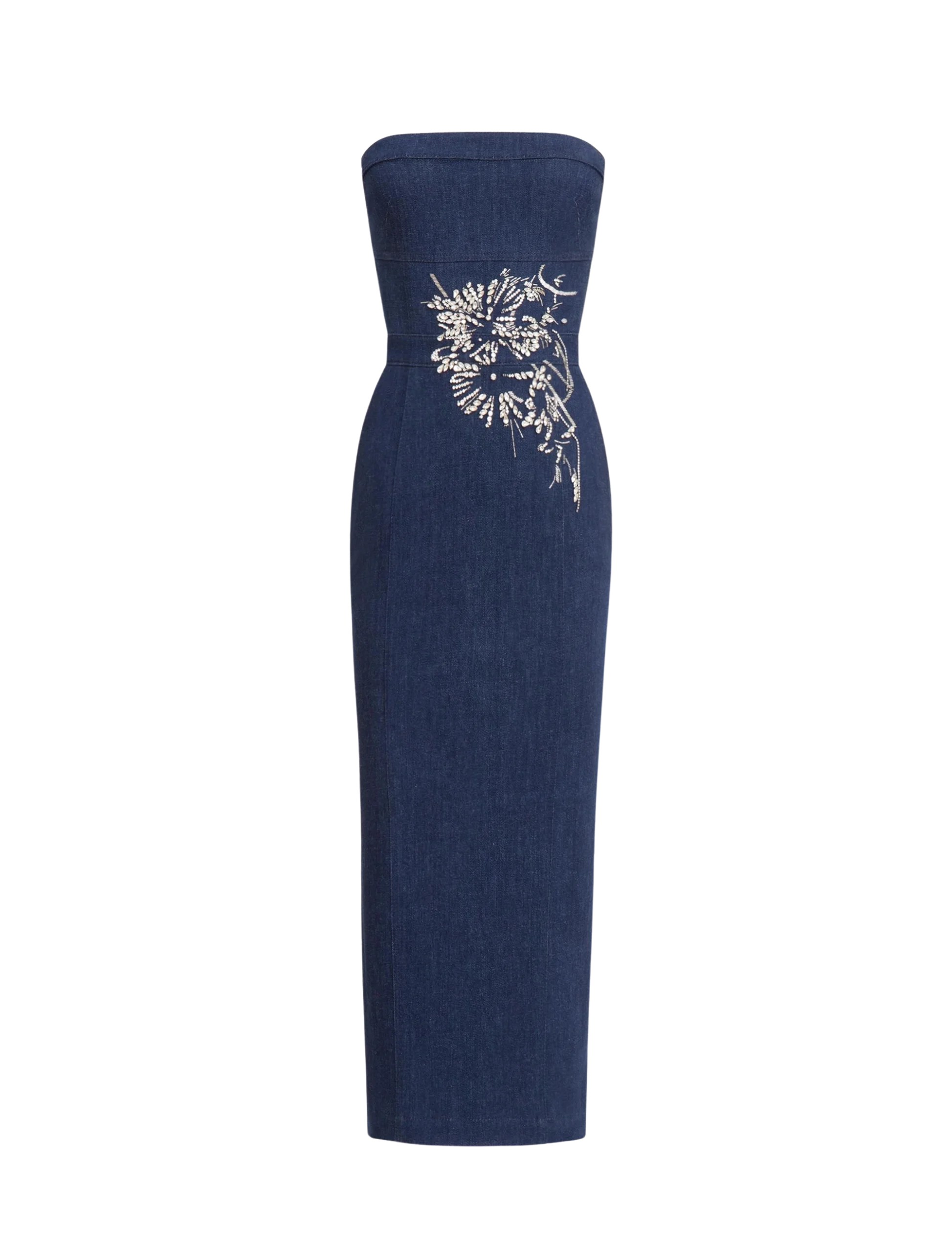 Zuhair Murad Denim Midi Dress