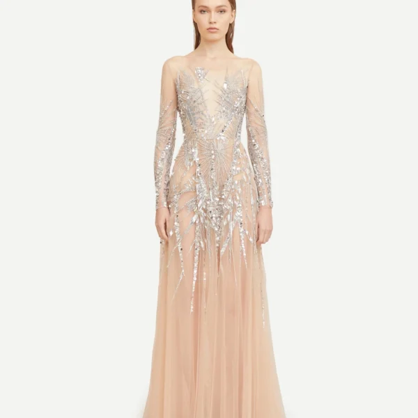 Zuhair Murad Embroidered Long Dress, view 2