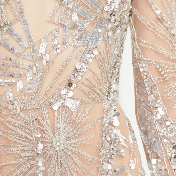 Zuhair Murad Embroidered Long Dress, view 5