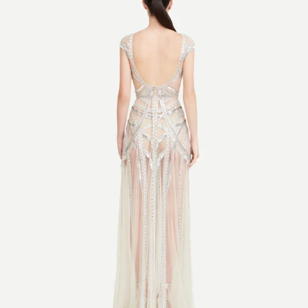 Zuhair Murad Flared Long Dress, view 4