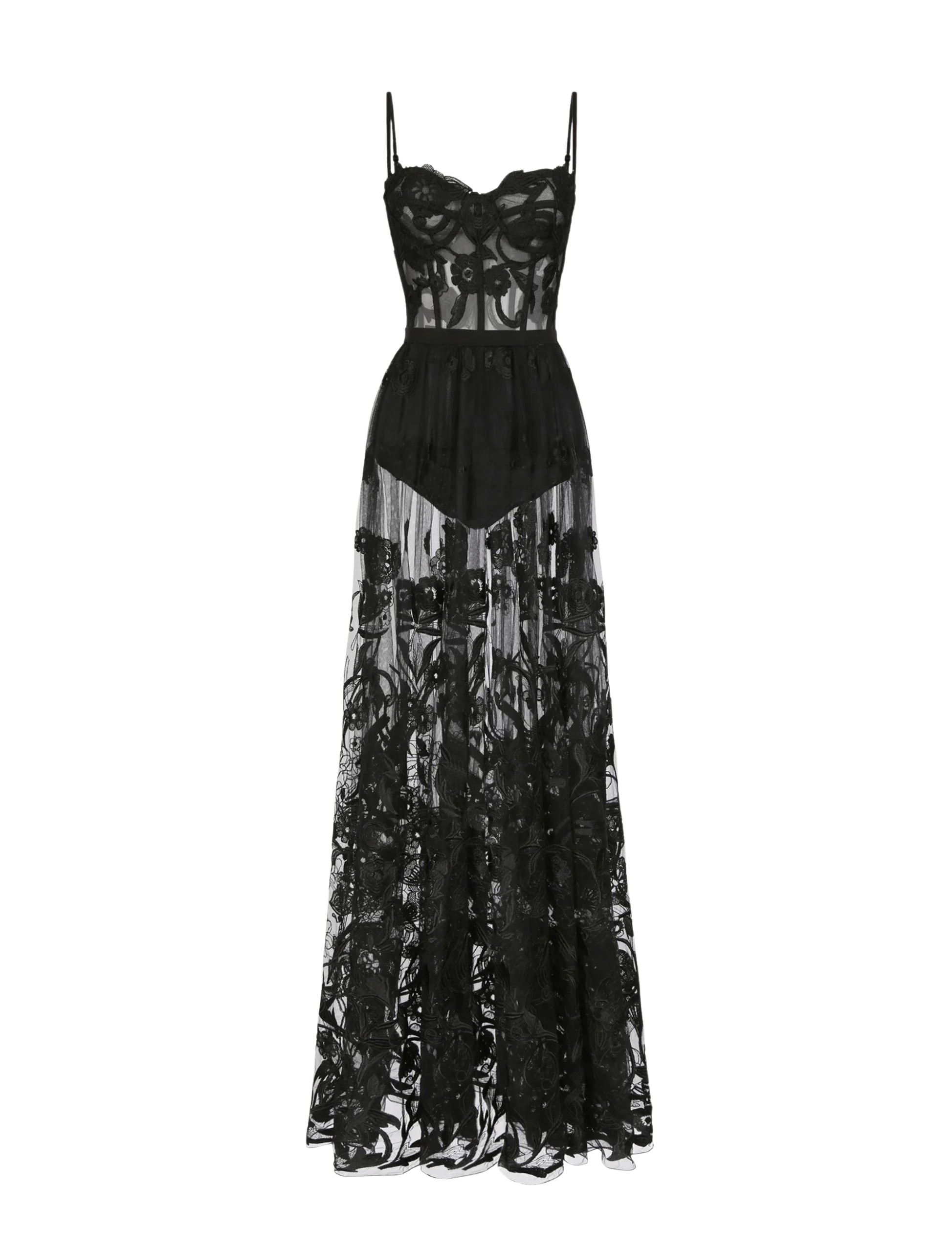 Zuhair Murad Floral Scene Long Dress