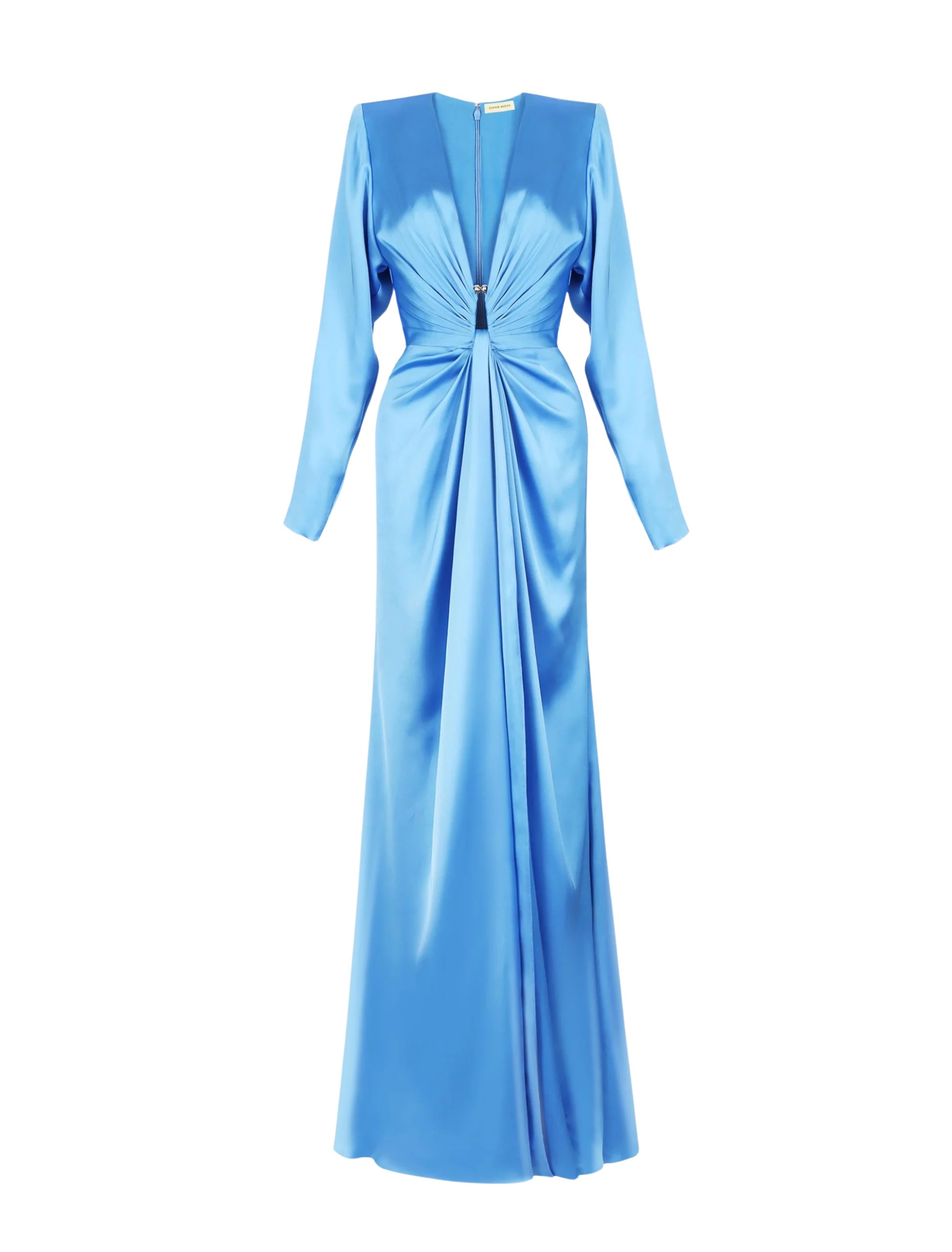Zuhair Murad Light Satin Long Dress