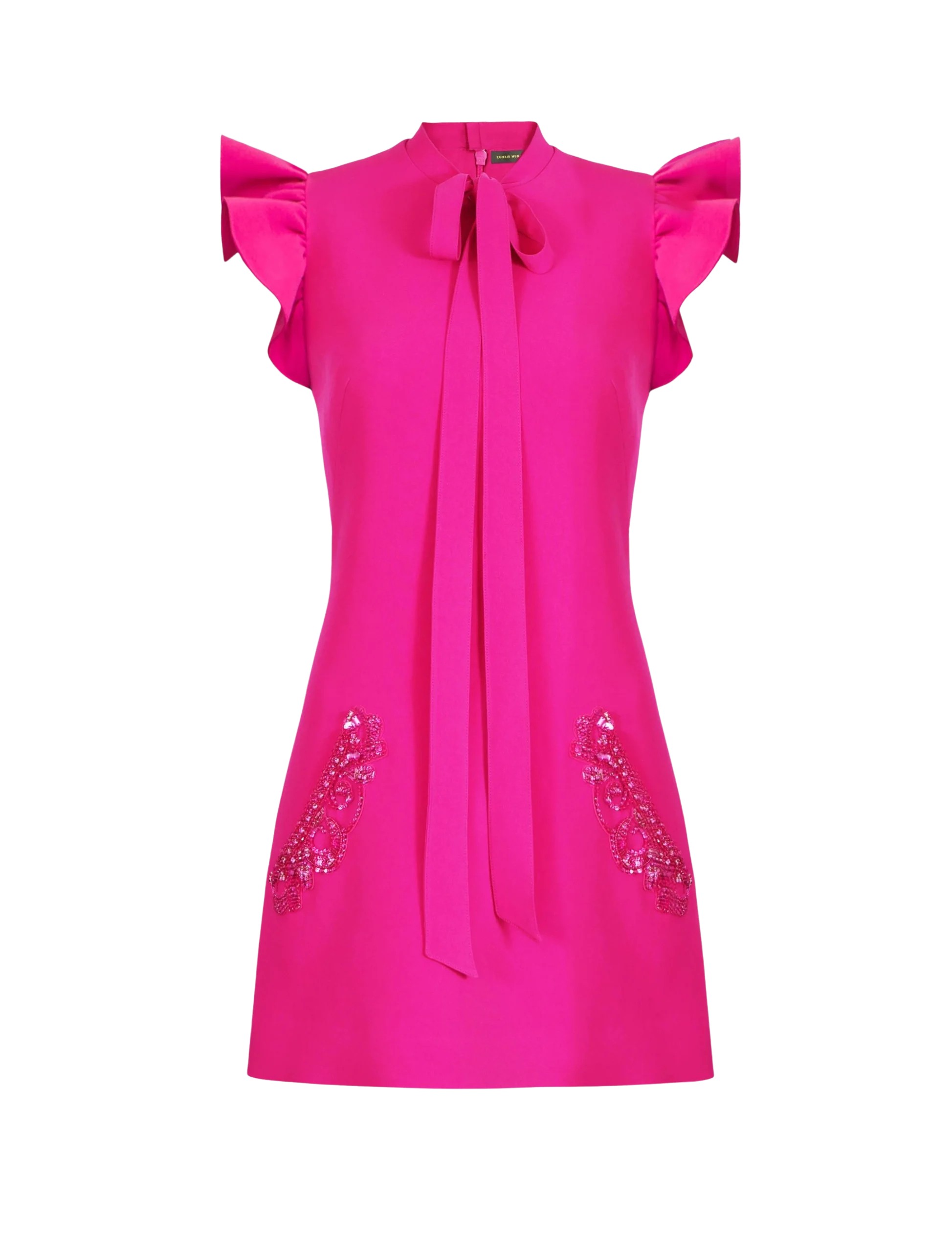 Zuhair Murad Soft Cady Mini Dress