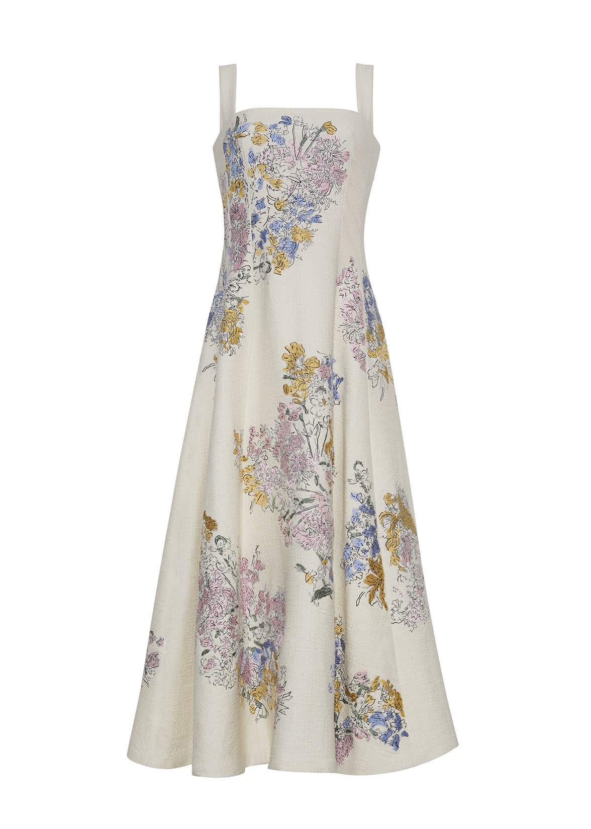 Adam Lippes Bella dress in cotton tweed