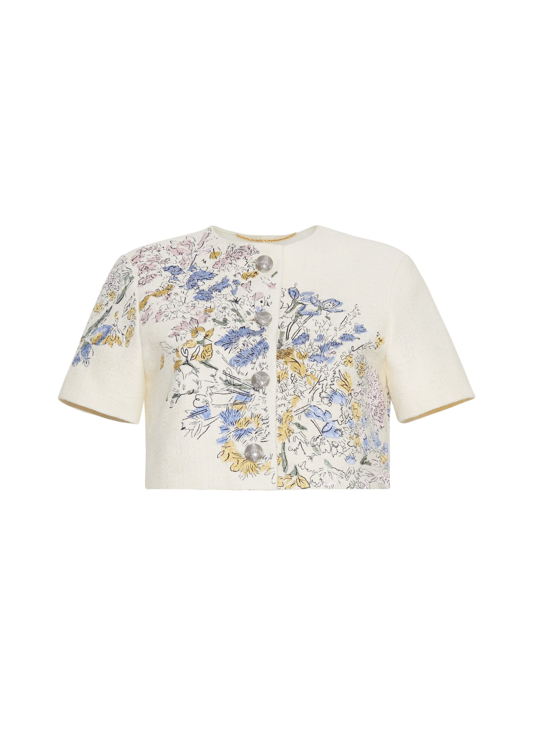 Adam Lippes Embroidered jacket in cotton boucle Adam Lippes dress