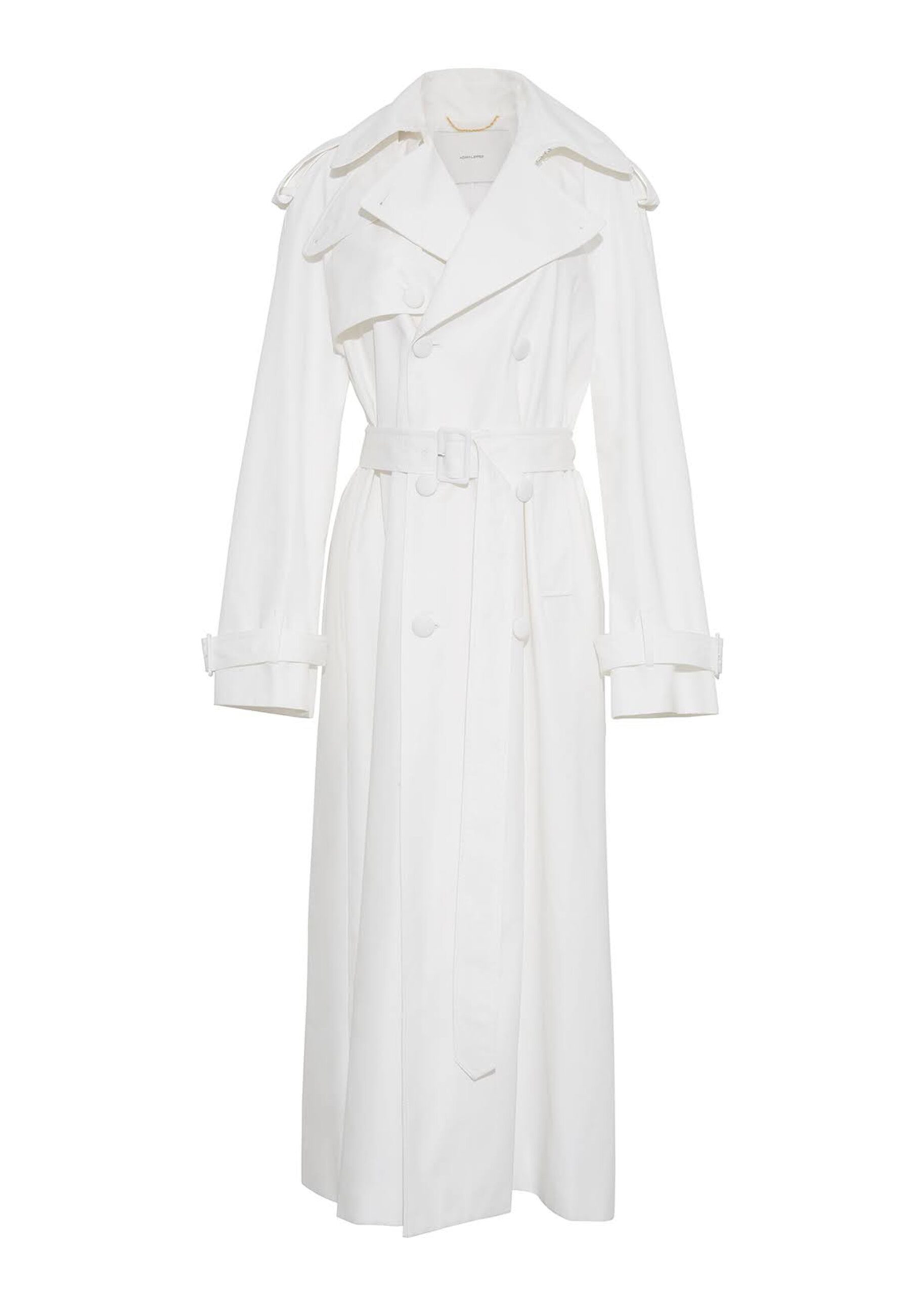 Adam Lippes Monte trench coat in compact cotton poplin