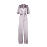 Adam Lippes Nansi jumpsuit with sleeve in satin back crepe Adam Lippes dress