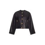 Adam Lippes Nessy jacket in leather Adam Lippes dress