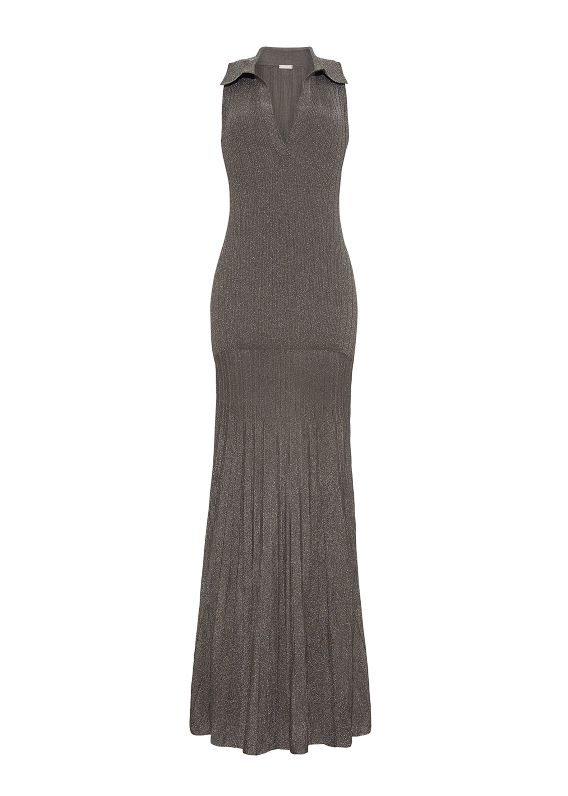 Adam Lippes Tashi dress in metallic rib Adam Lippes dress
