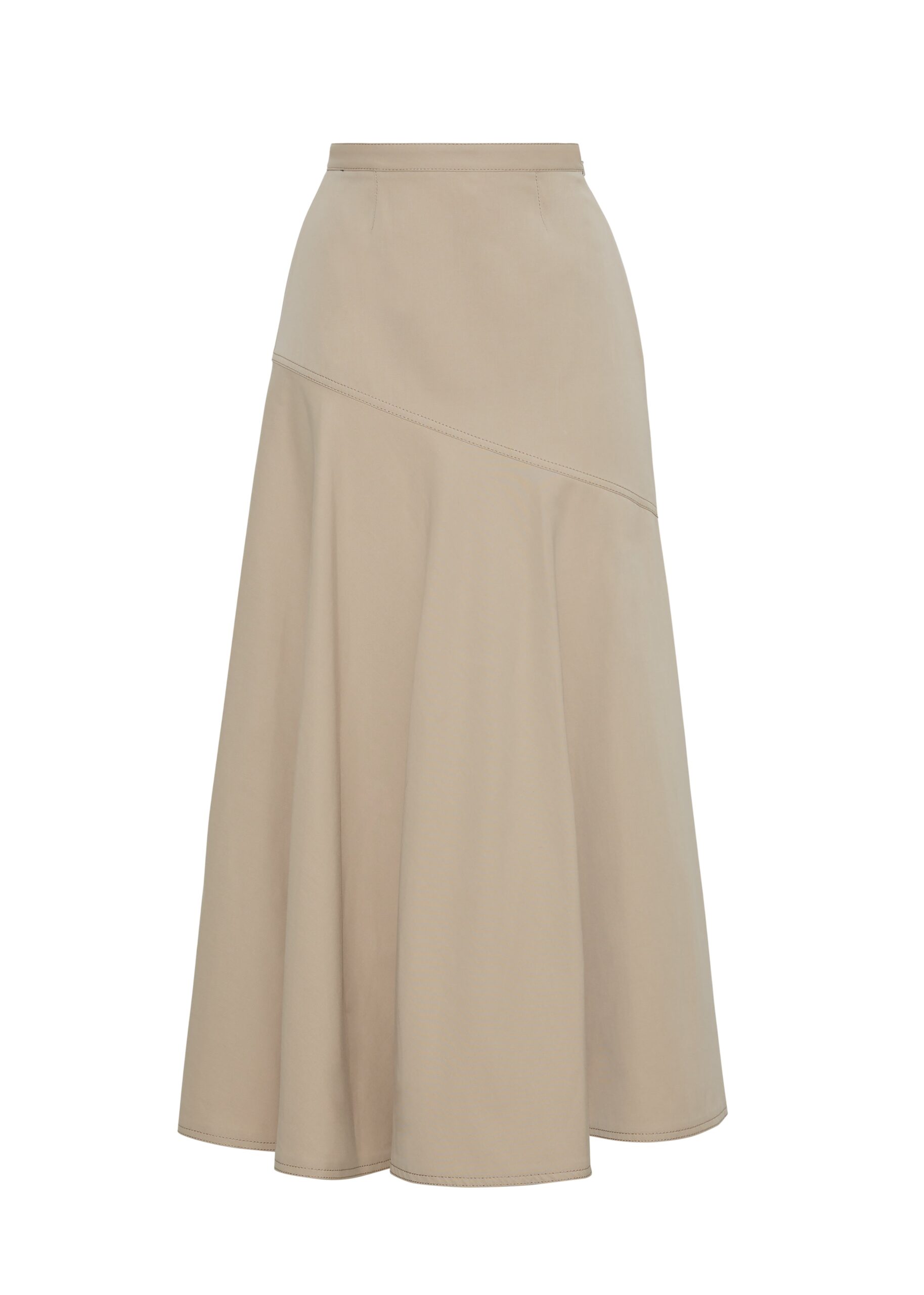 Adam Lippes Tess skirt in cotton twill in khaki Adam Lippes dress