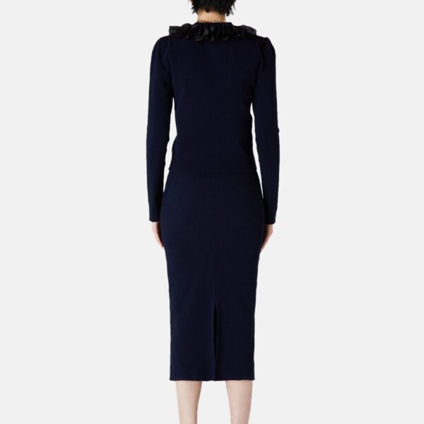 Alessandra Rich Cardigan With Ruches, view 4