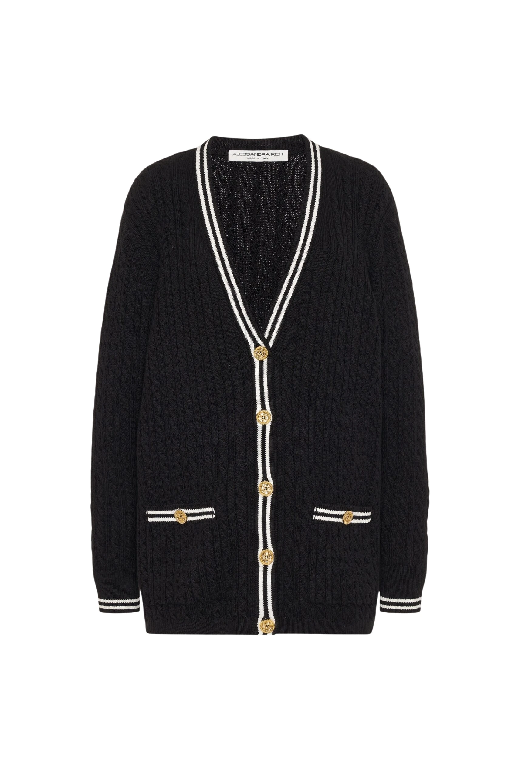 Alessandra-Rich-Cotton-Cardigan-scaled83735_nobg Alessandra Rich Knitwear luxury Clothing from Luxury Handbags Marketplace