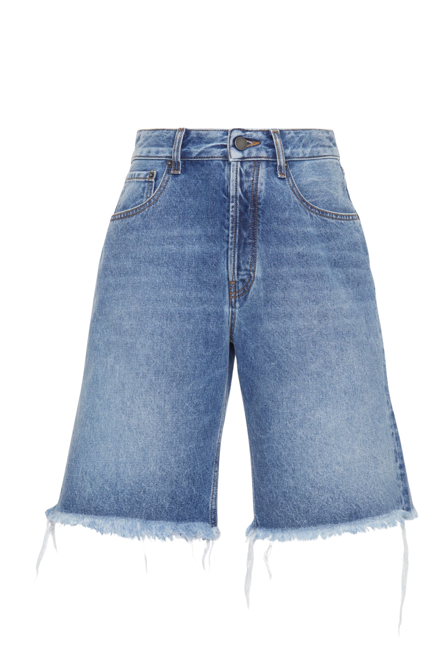 Alessandra Rich Denim Bermuda Shorts