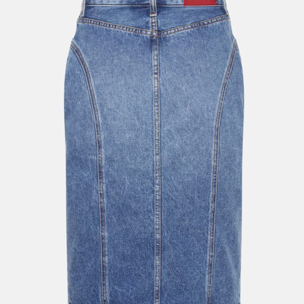 Alessandra Rich Denim Skirt, view 2