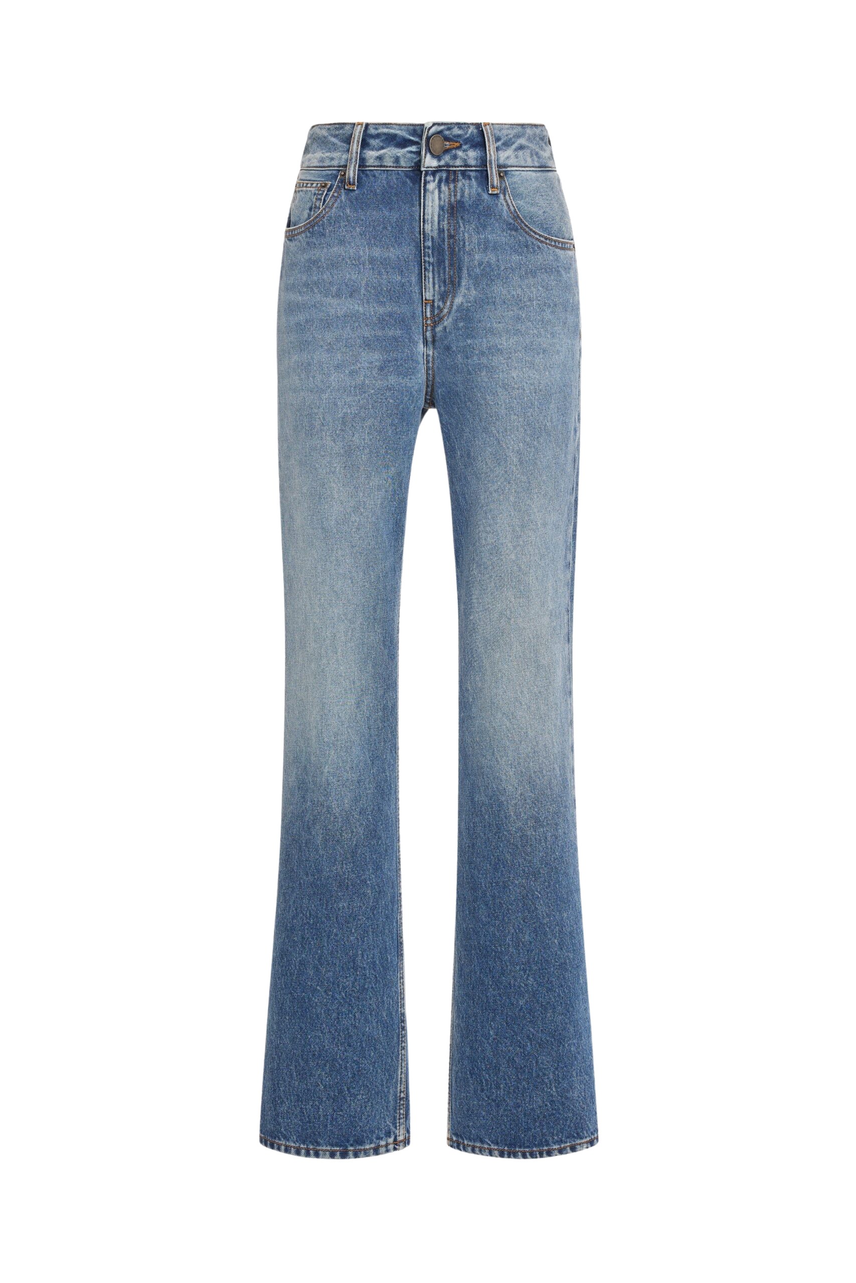 Alessandra Rich Denim Slim Fit Pants