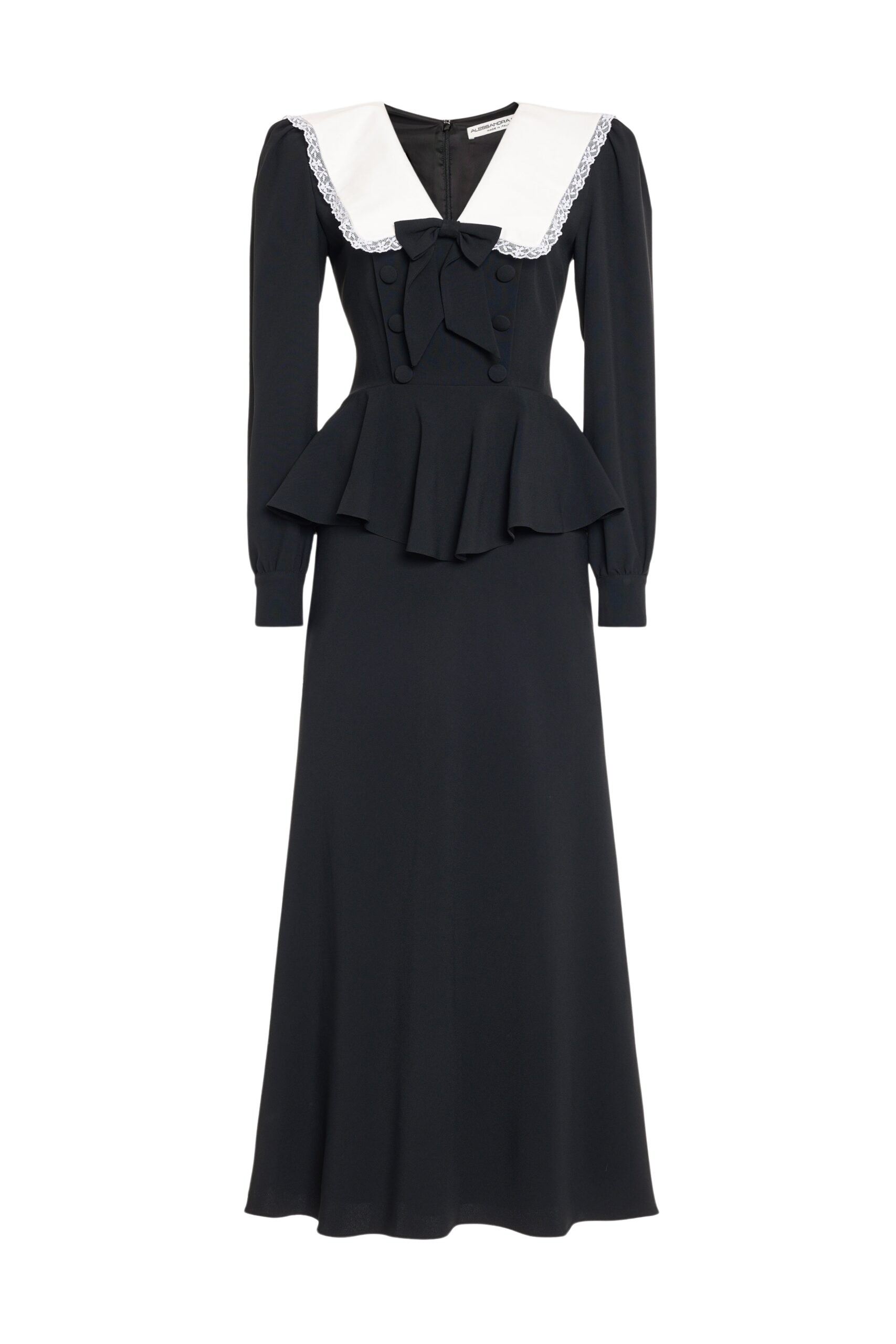 Alessandra Rich Envers Satin Dress