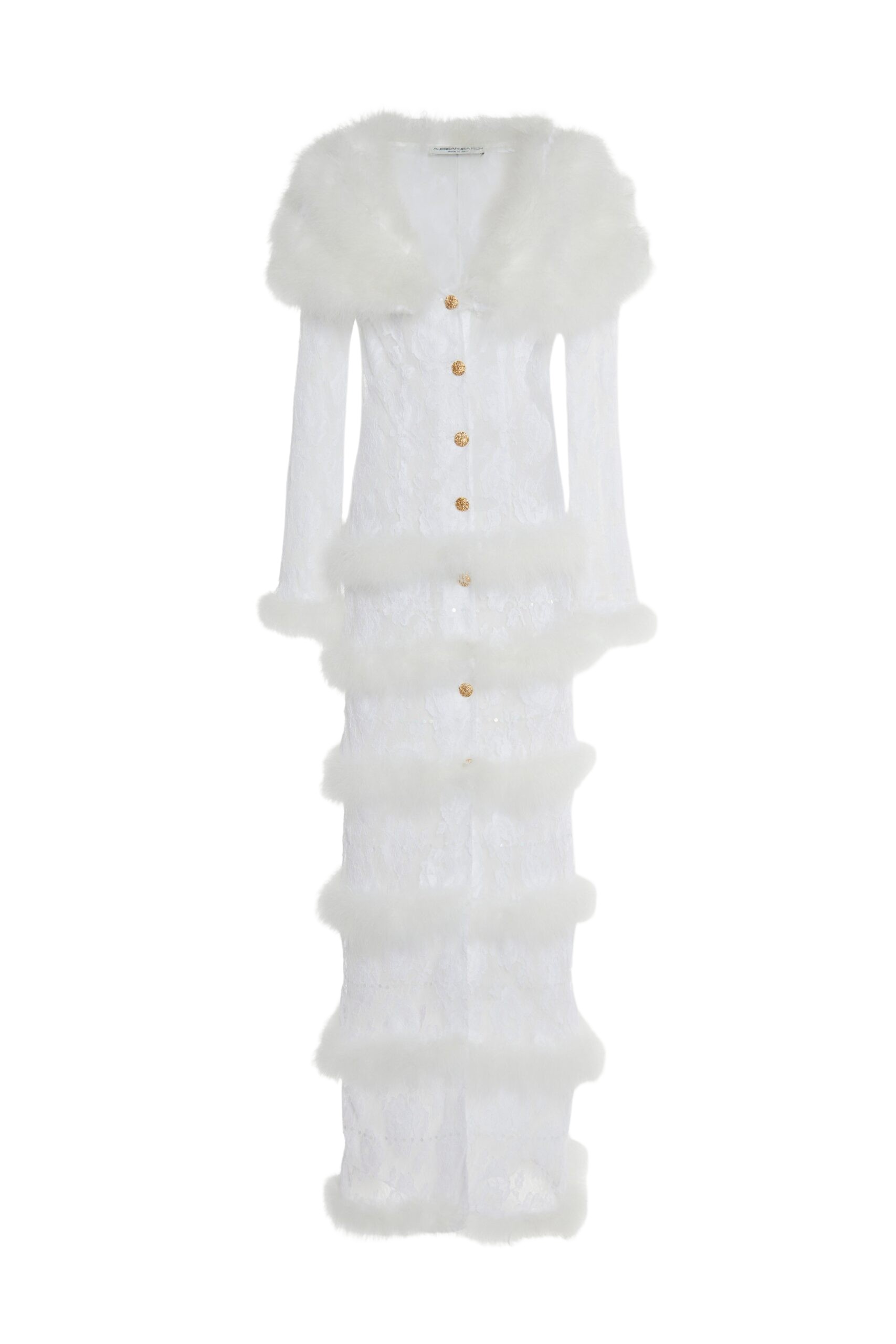Alessandra Rich Lace Coat