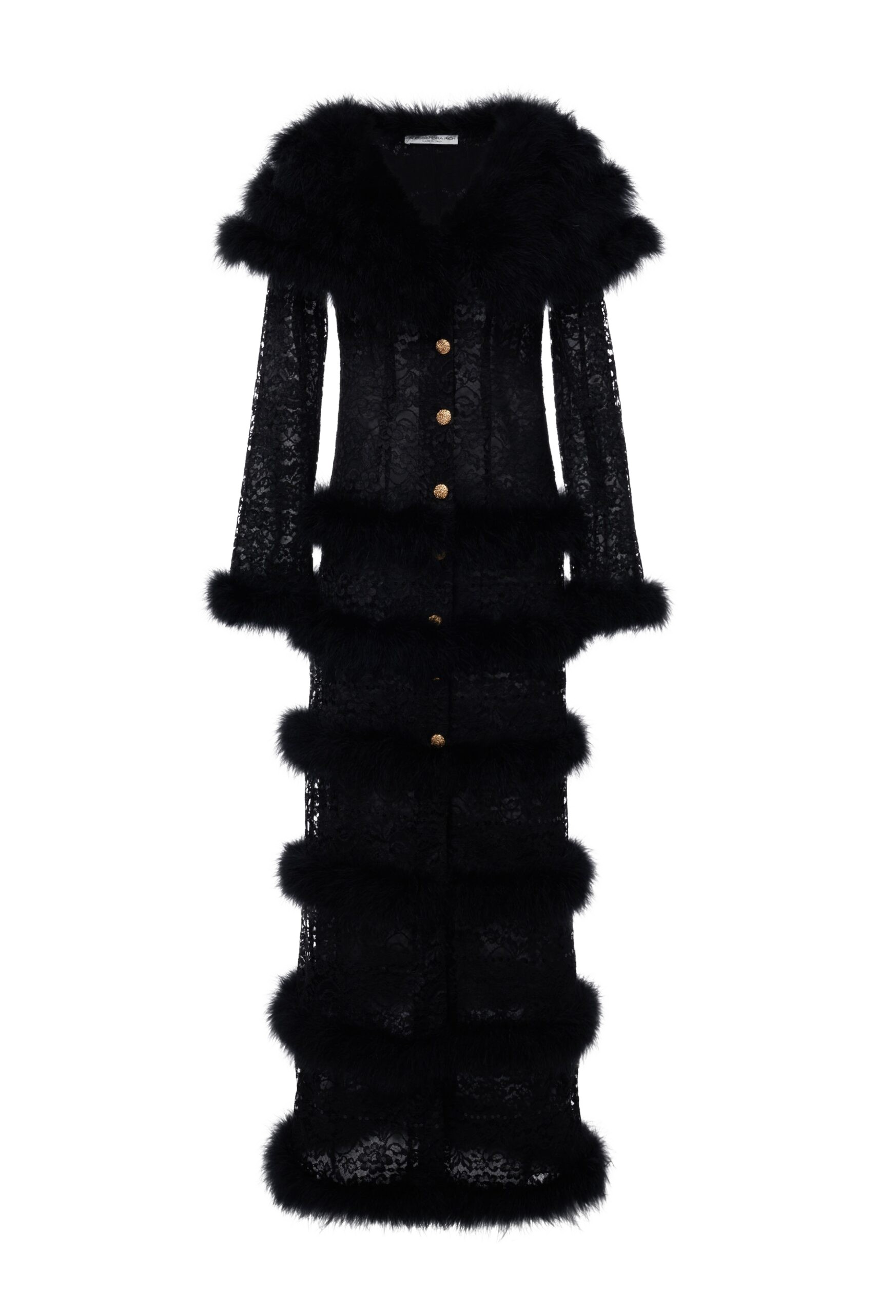Alessandra Rich Lace Coat