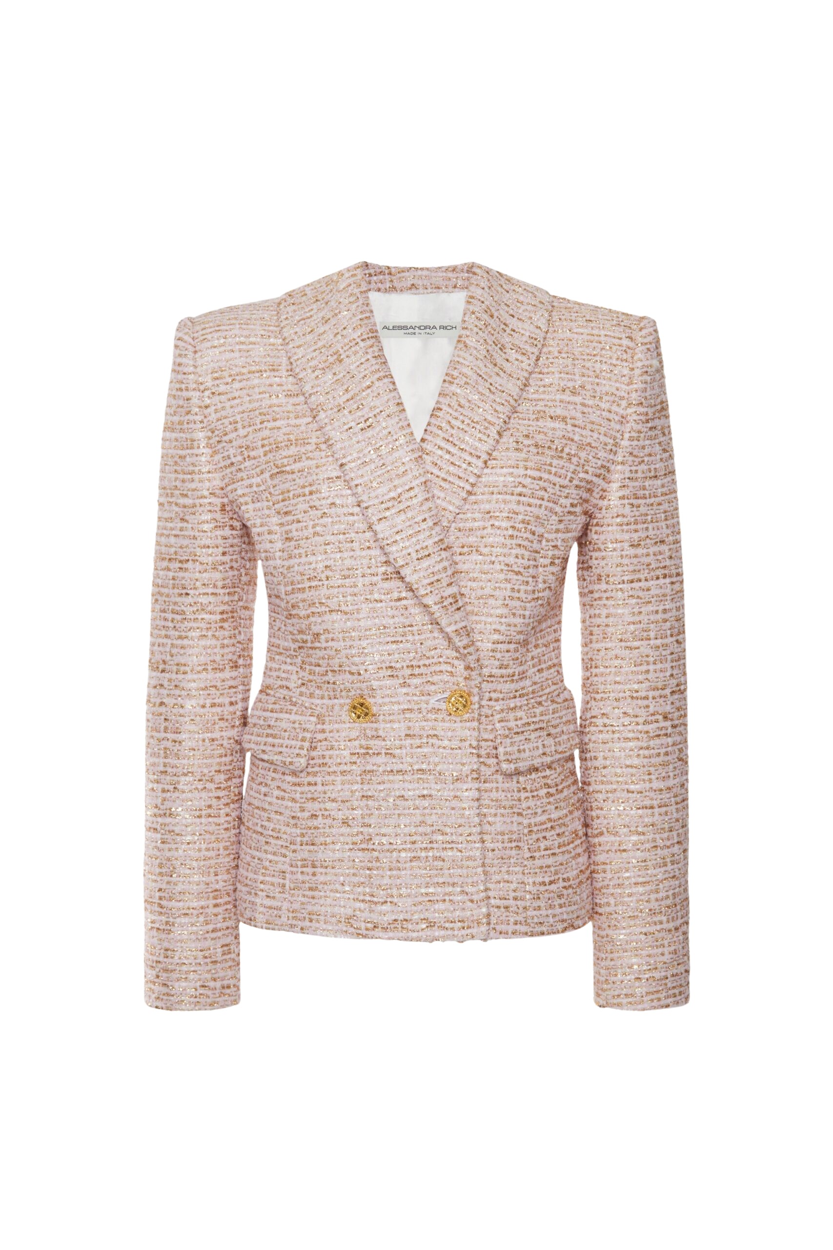 Alessandra Rich Lurex Tweed Jacket