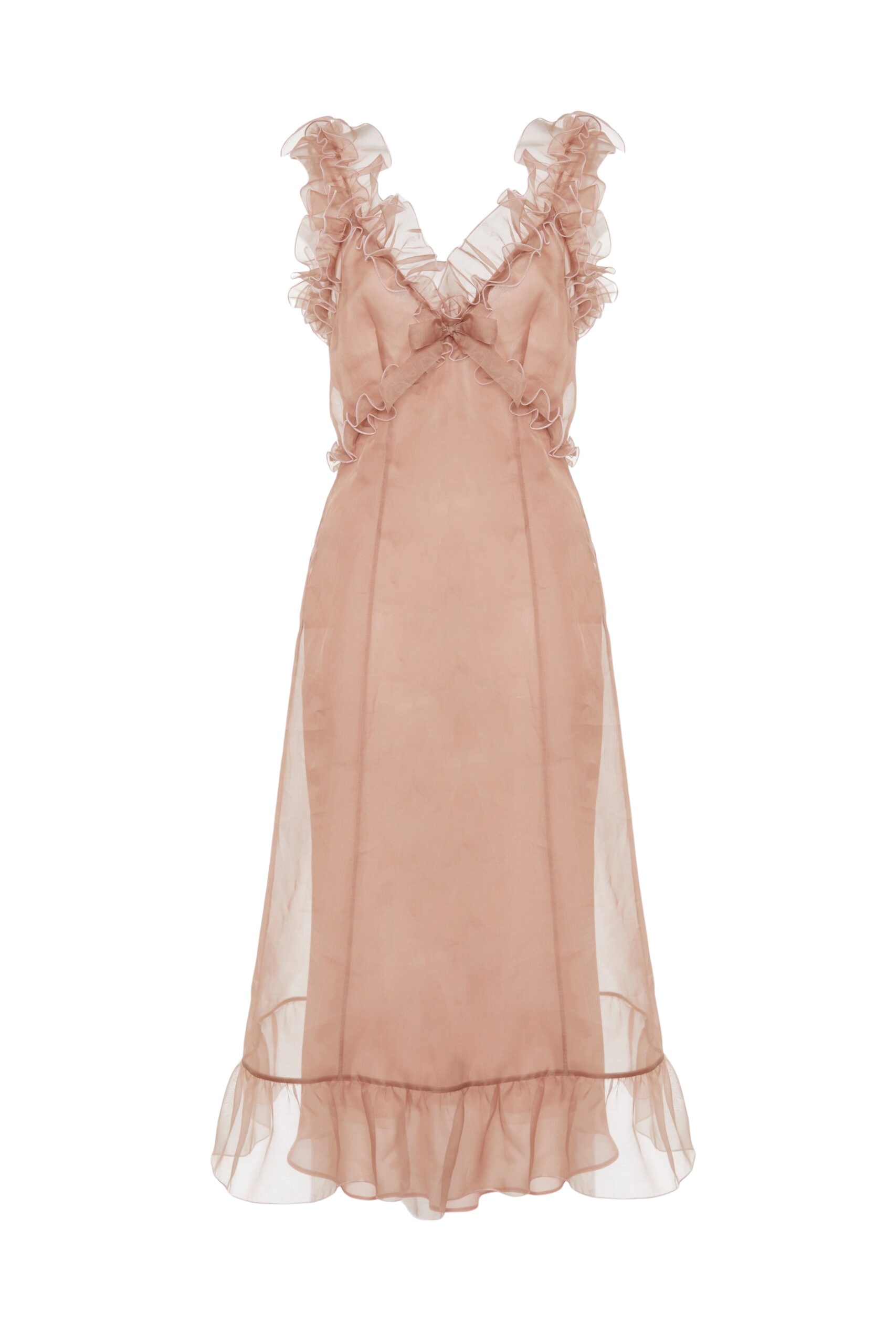 Alessandra Rich Organza Slip Dress