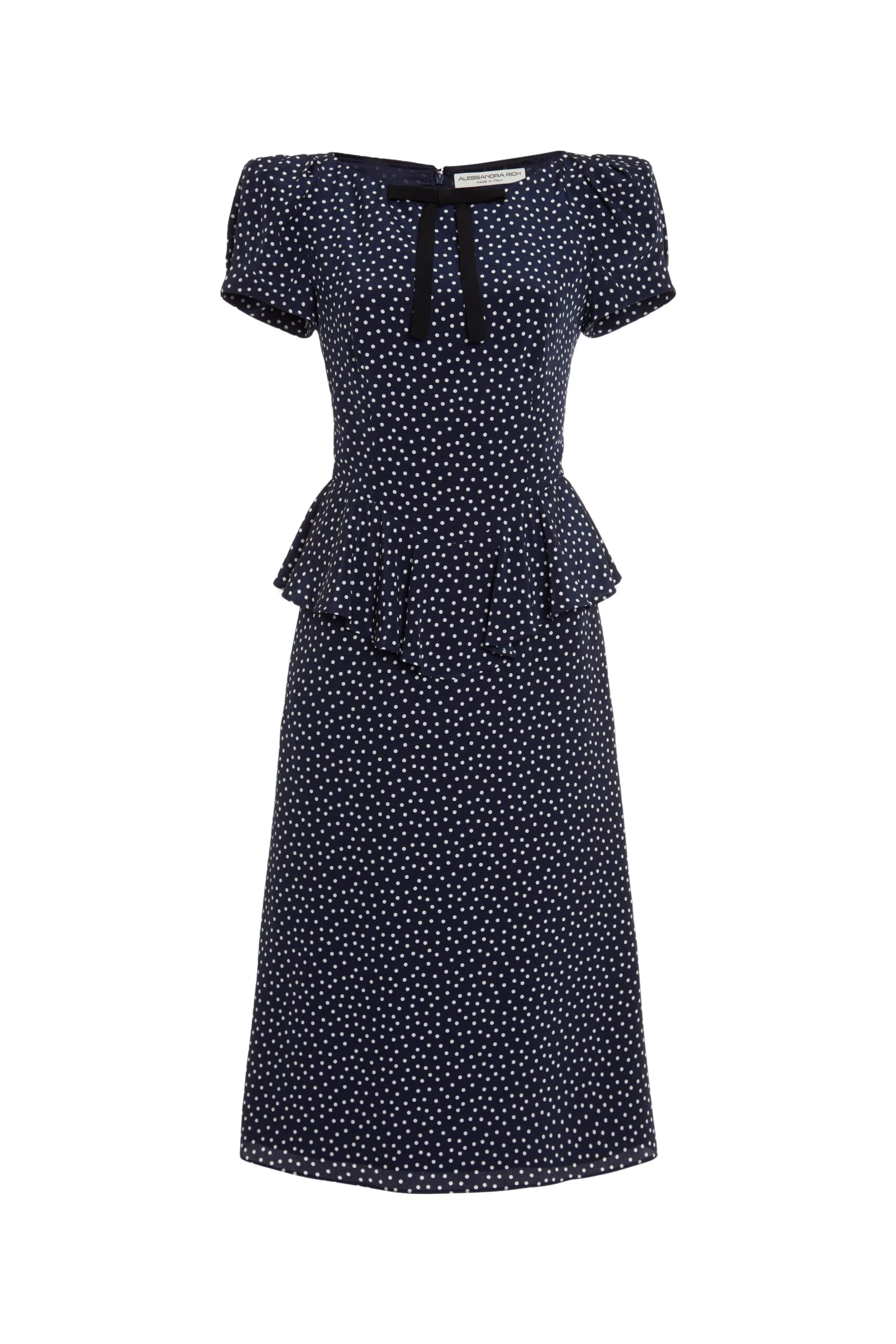Alessandra-Rich-Polka-Dot-Dress-With-Peplum-scaled24745_nobg Alessandra Rich Dresses luxury Clothing from Luxury Handbags Marketplace