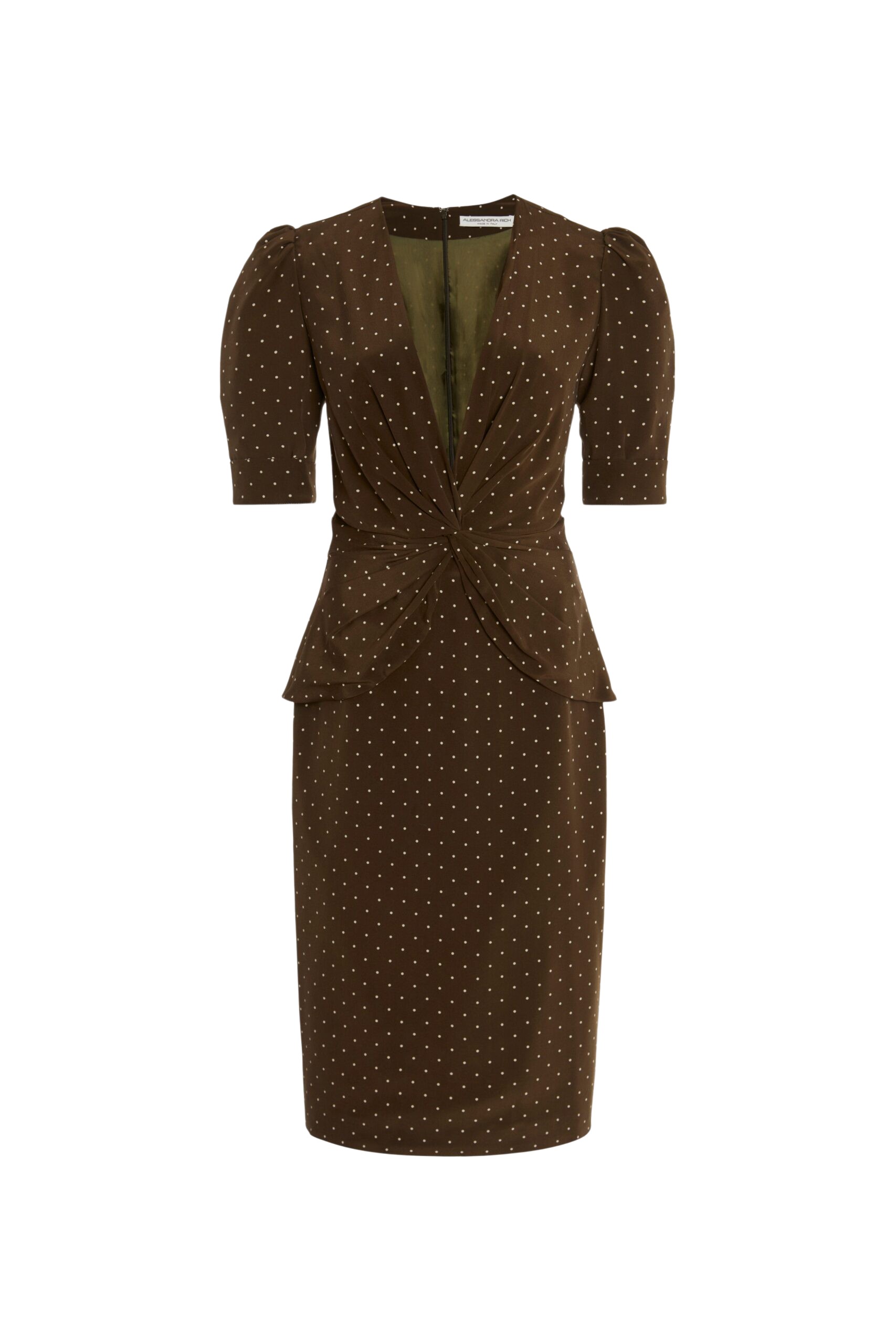 Alessandra Rich Polka Dot Dress
