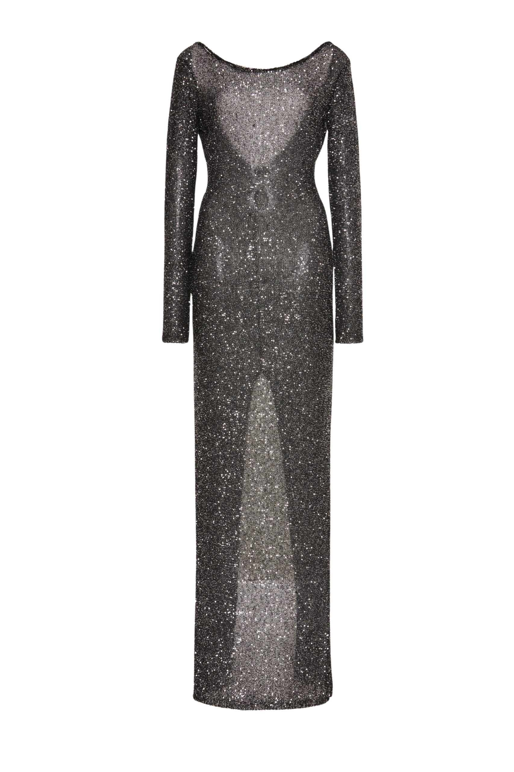 Alessandra Rich Sequin Long Dress