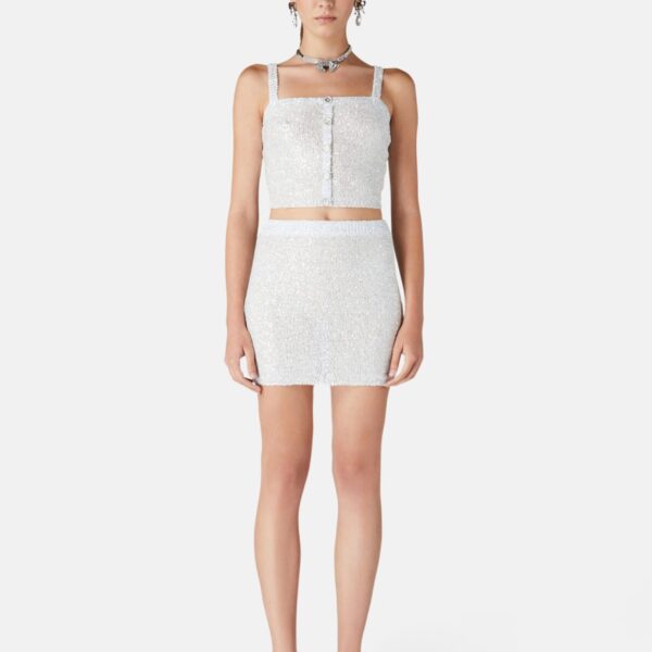 Alessandra Rich Sequin Top, view 3