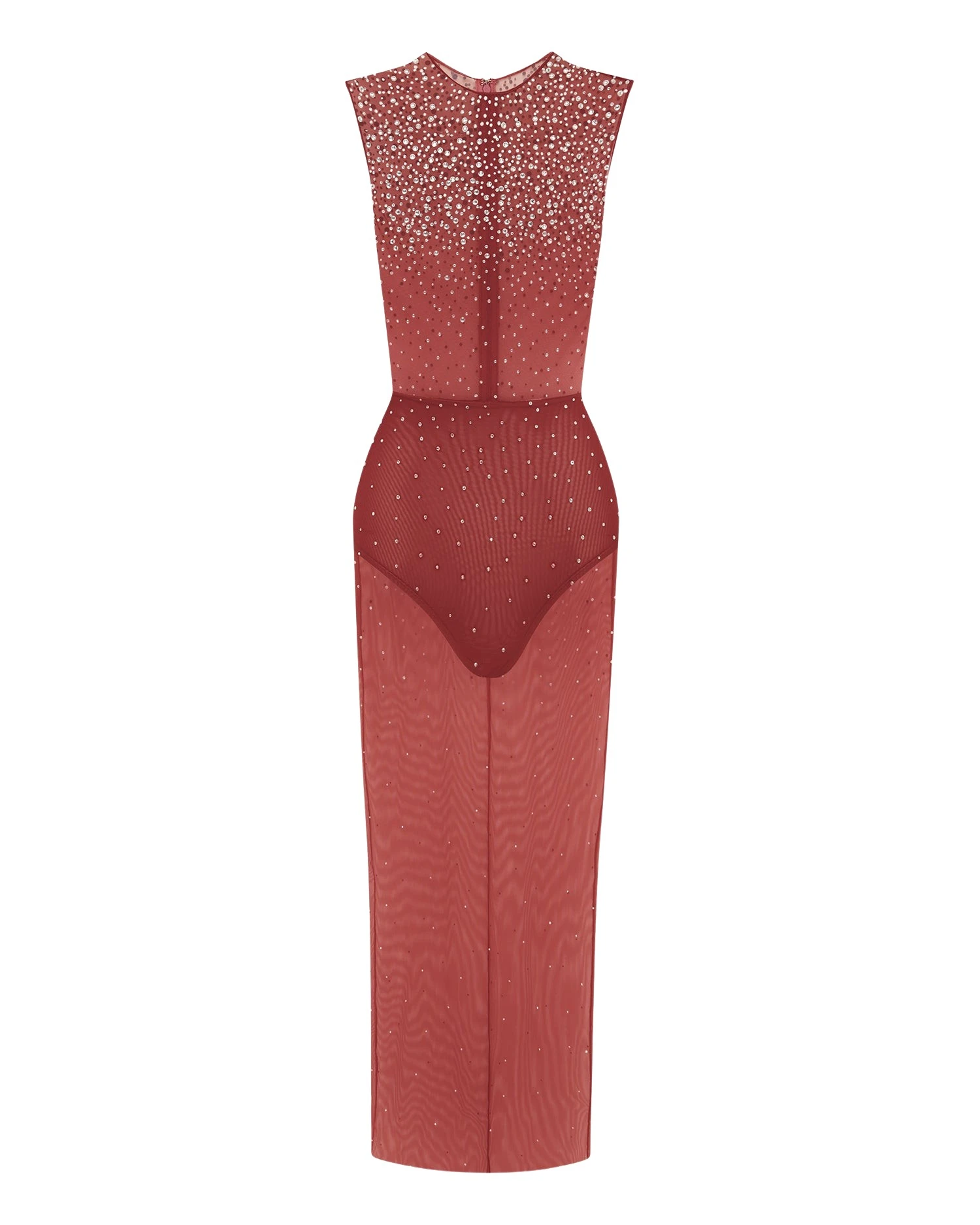 Alex-Perry-Crew-Column-in-Crystal-Mesh-Dress-555376_nobg Alex Perry Dresses luxury Clothing from Luxury Handbags Marketplace