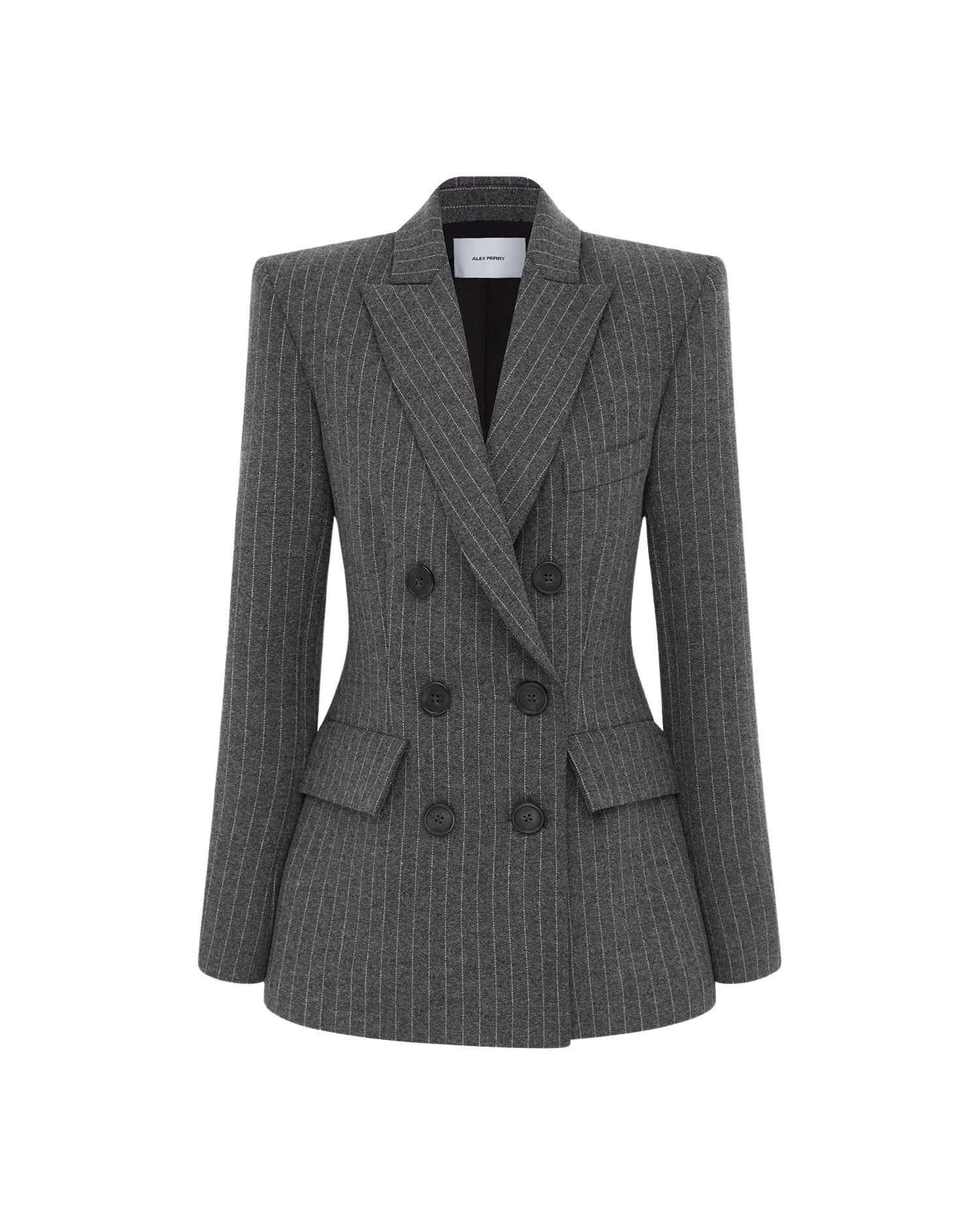 Alex-Perry-Double-Breasted-Fitted-Blazer-in-Wool-Pinstripe-452040_nobg Alex Perry Jackets luxury Clothing from Luxury Handbags Marketplace