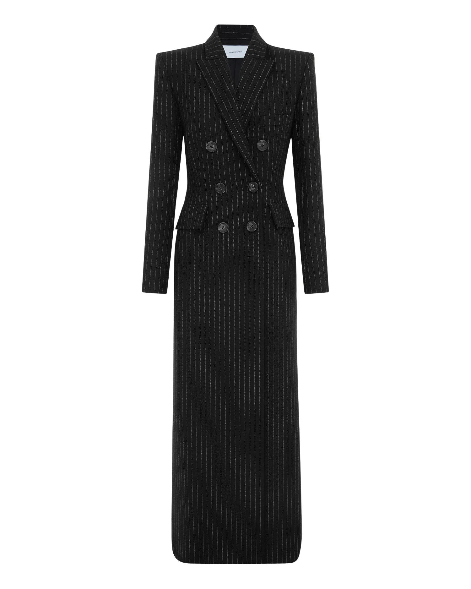 Alex-Perry-Double-Breasted-Fitted-Coat-in-Wool-Pinstripe48134_nobg Alex Perry Coats luxury Clothing from Luxury Handbags Marketplace