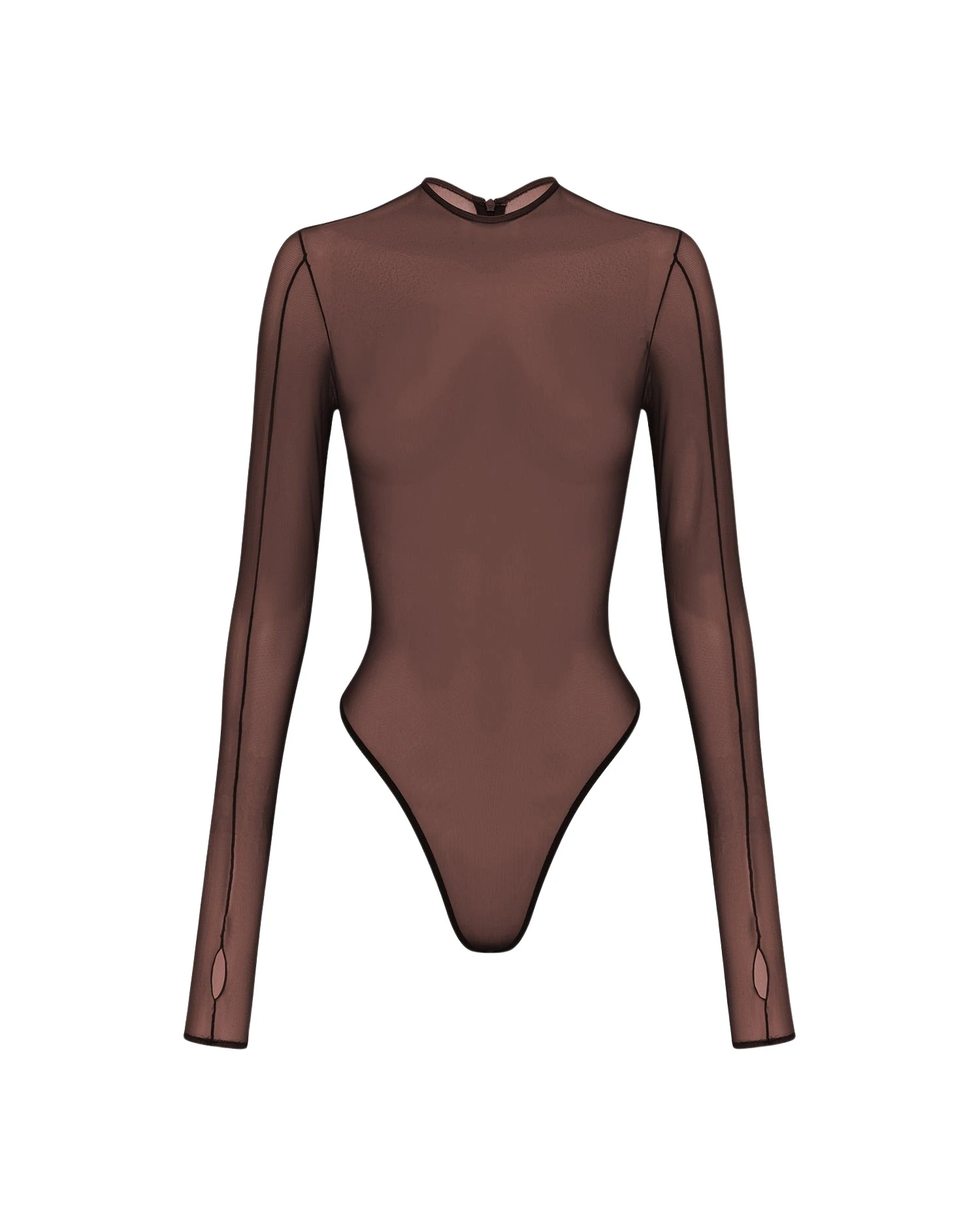 Alex-Perry-Long-Sleeve-Bodysuit-in-Fine-Mesh71463_nobg Alex Perry Bodysuit luxury Bodysuit from Luxury Handbags Marketplace