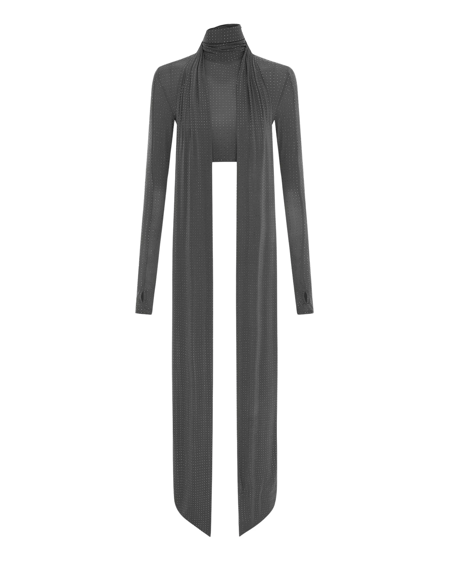 Alex-Perry-Long-Sleeve-Scarf-Crop-Top-in-Crystal-Jersey93587_nobg Alex Perry Tops luxury Clothing from Luxury Handbags Marketplace