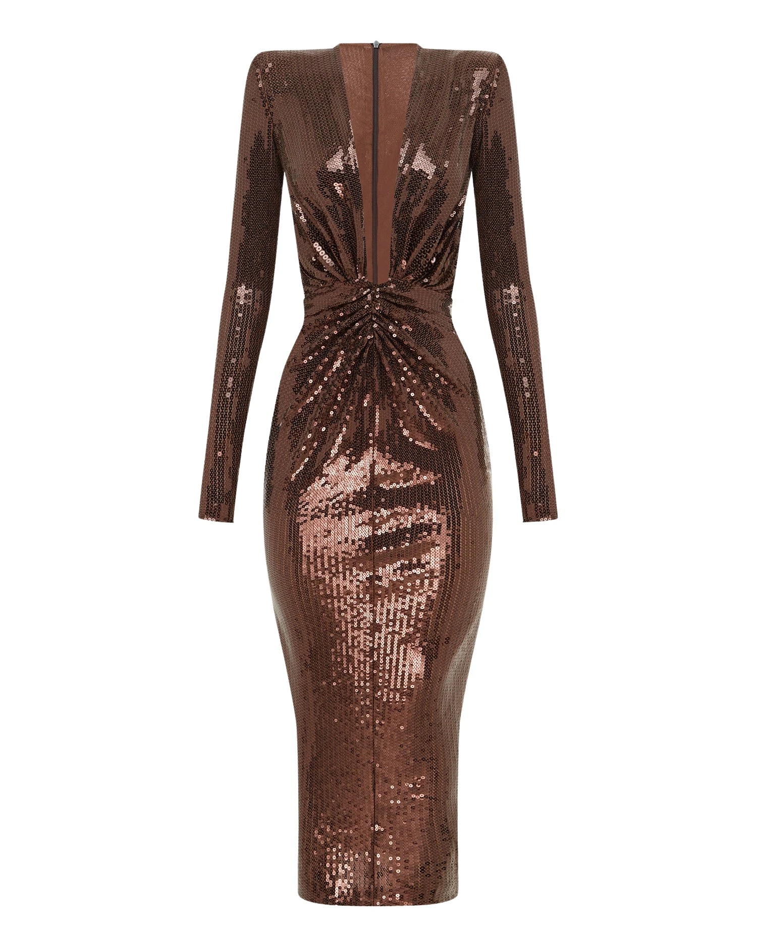 Alex-Perry-Long-Sleeve-V-Dress-in-Sequin66889_nobg Alex Perry Dresses luxury Clothing from Luxury Handbags Marketplace