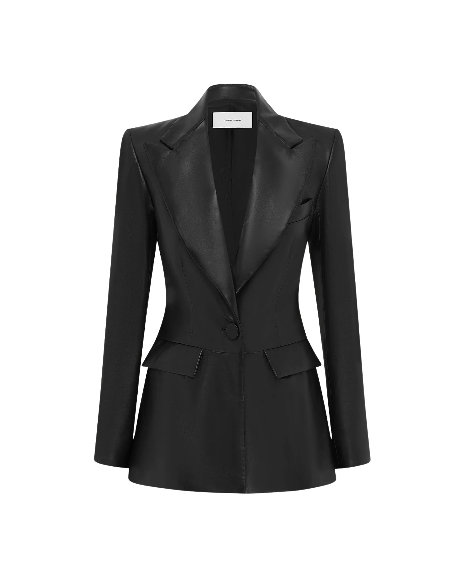 Alex-Perry-Single-Breasted-Fitted-Blazer-in-Leather84157_nobg Alex Perry Jackets luxury Clothing from Luxury Handbags Marketplace