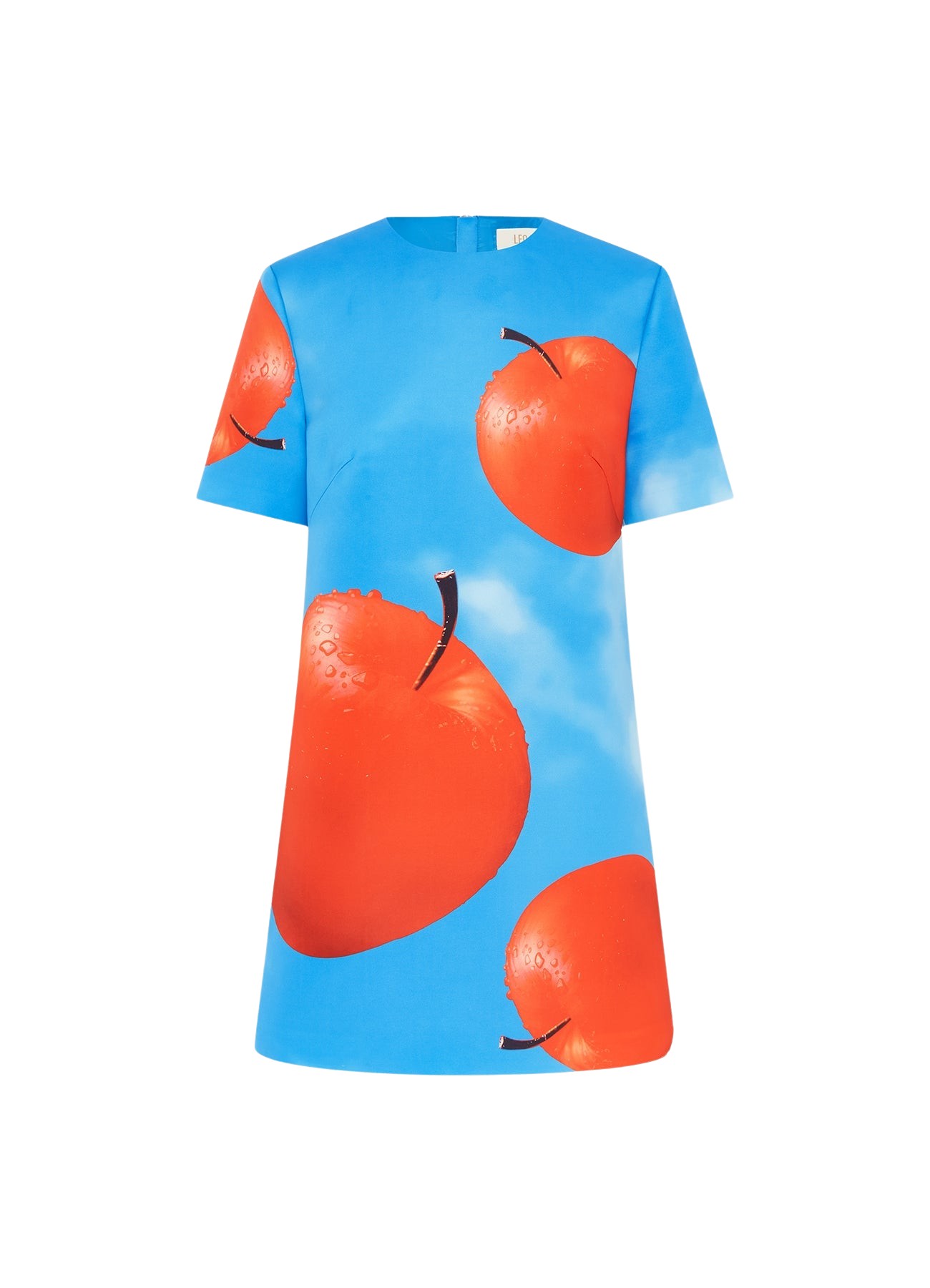 Leo Lin Alexa T-Shirt Mini Dress – Apple Print