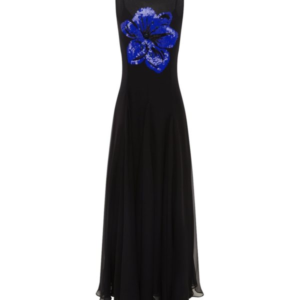 Leo Lin Linnea Embellished Maxi Dress – Ebony