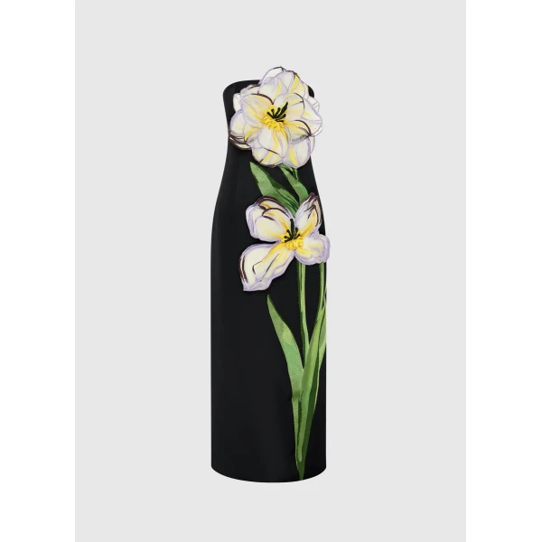 leo lin maxi dress