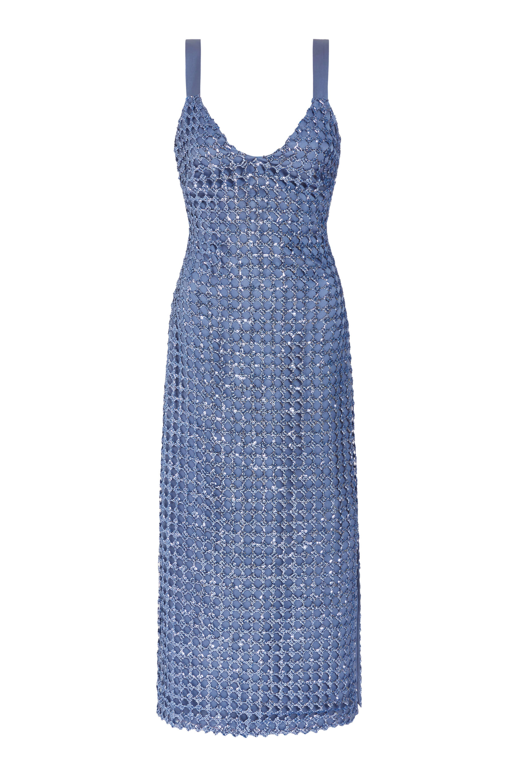 Markarian Dancing Queen Blue Shift Dress Markarian