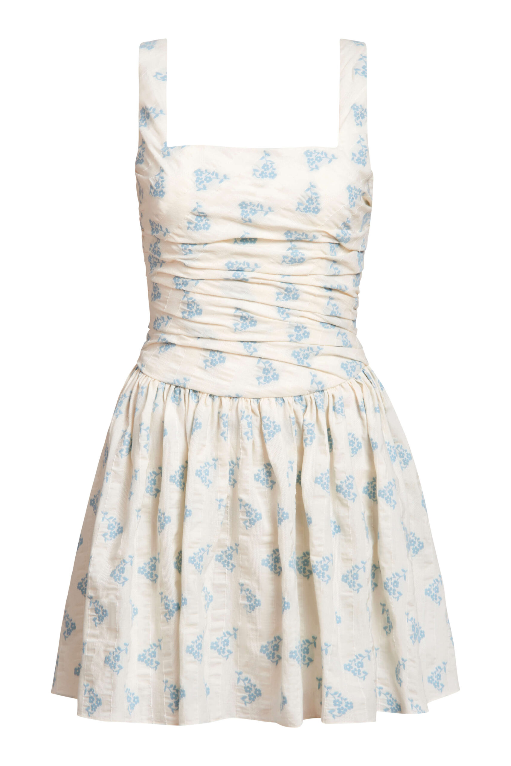 Markarian Daphne Floral Cotton Mini Dress Markarian