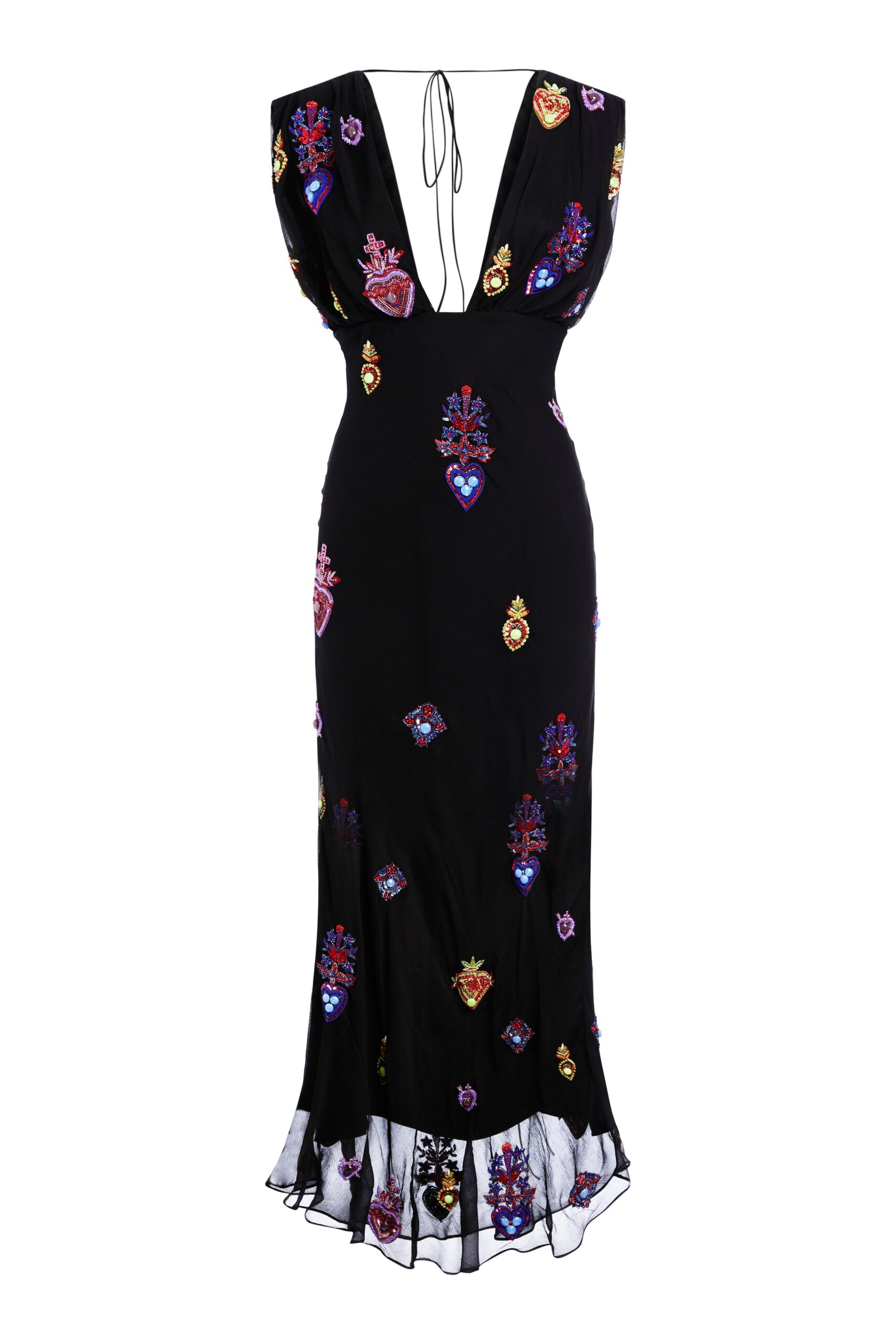 Markarian Donna Sacred Heart Beaded Dress Markarian