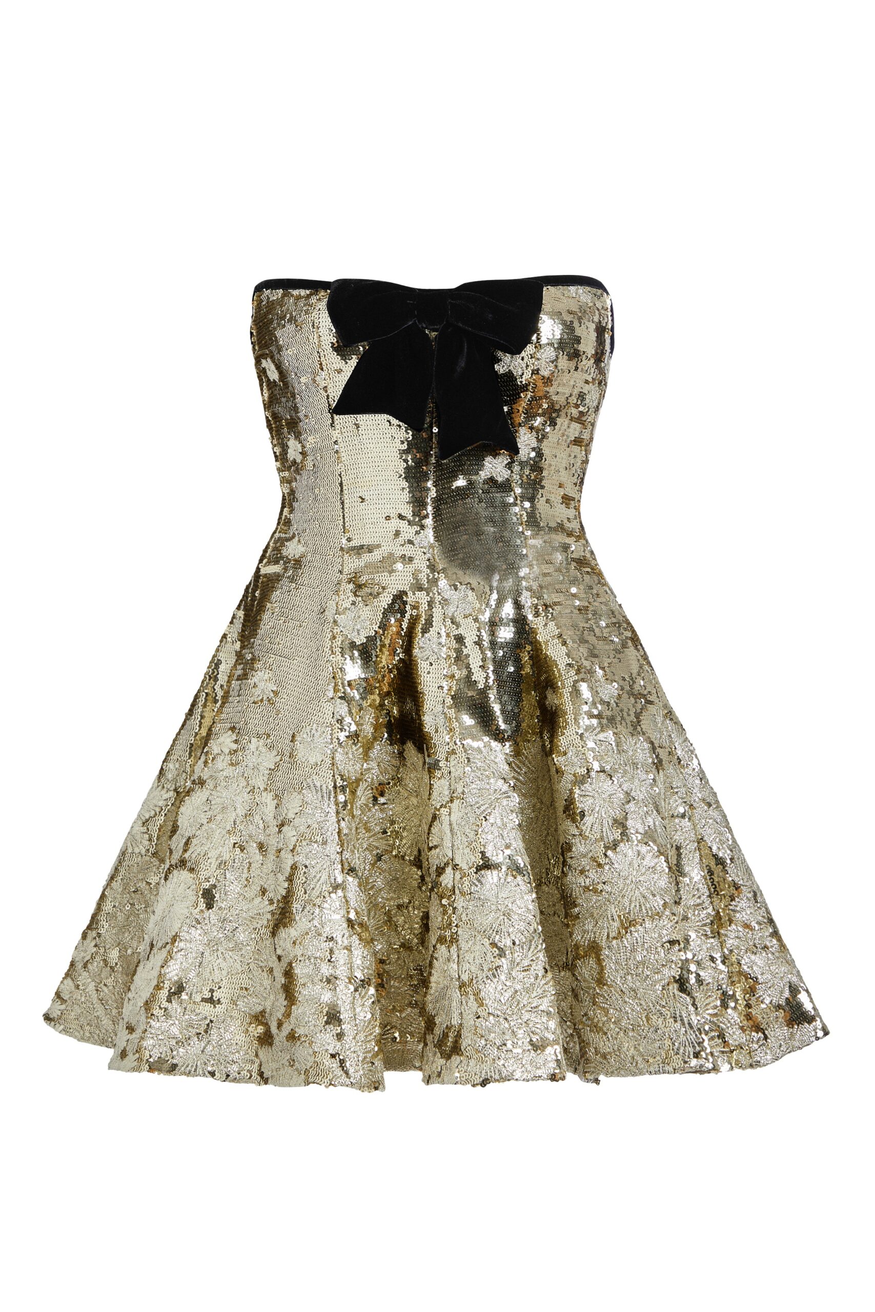 Markarian Fiora Floral Sequin Mini Dress Markarian