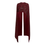 Markarian Goldie Maroon Cape Top Markarian